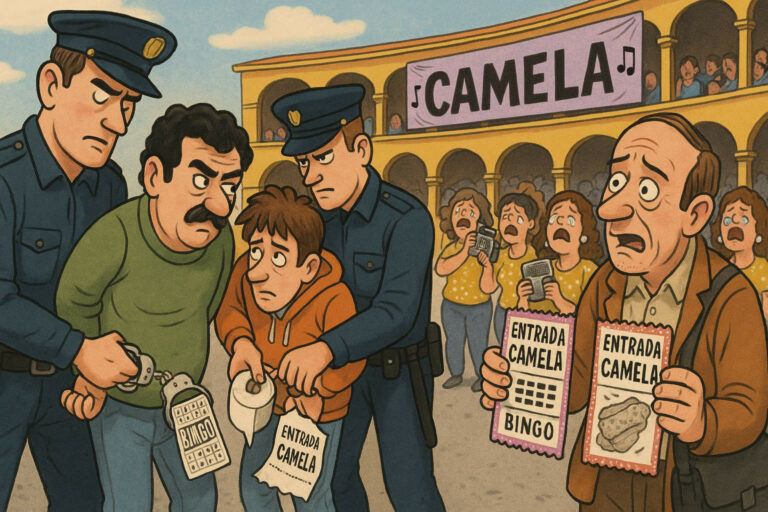 Detienen a una Peligrosa Banda que Falsificaba Entradas para un Concierto de Camela