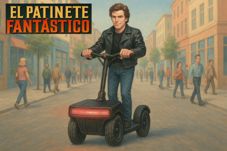 KITT-e, Acelera: El Coche Fantástico Se Hace Patinete y Pierde Toda la Dignidad