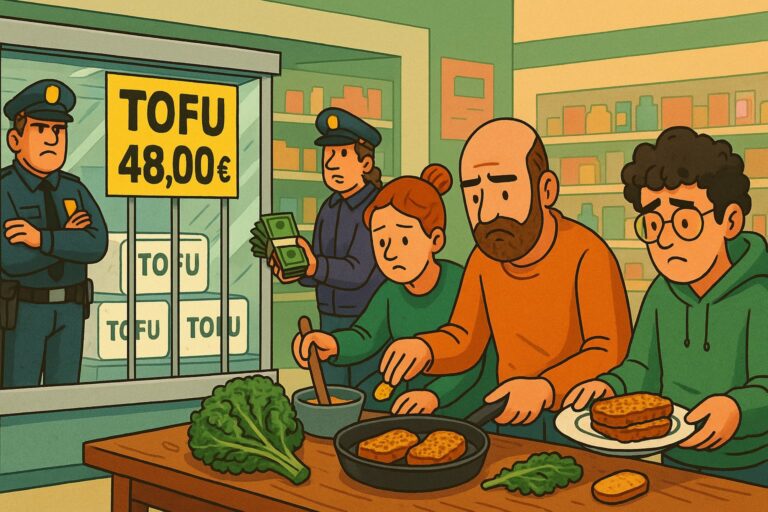 El Tofu por las Nubes. Los Veganos se Conforman con Hacer Torrijas de Col Kalé
