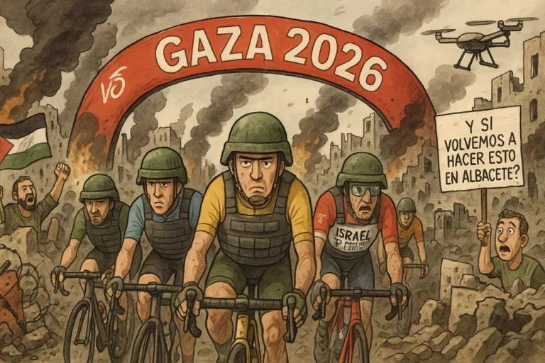 Ante el Éxito de las Protestas, La Próxima Vuelta Ciclista España se Celebrará en Gaza