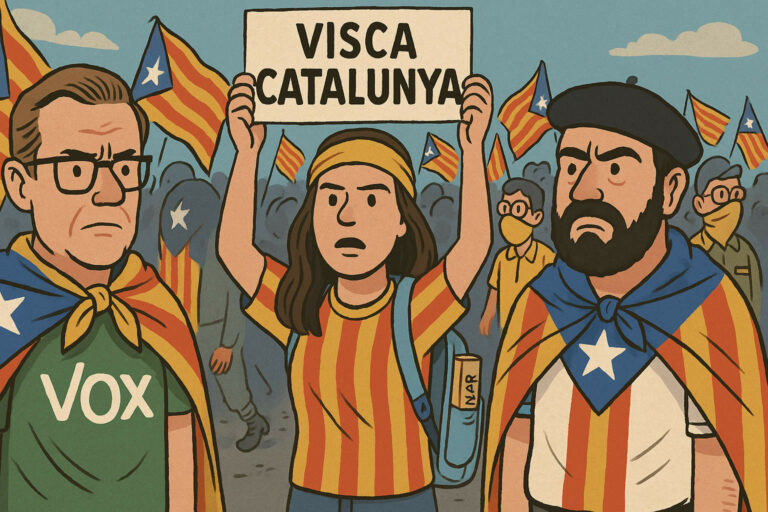 PP y VOX Infiltrarán Simpatizantes en la Próxima Diada, Para Que las Cifras del Independentismo Se Mantengan