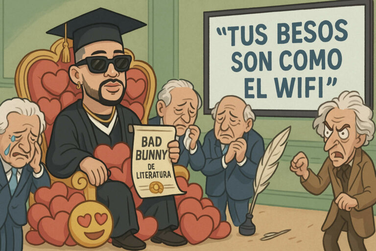 Proponen a Bad Bunny al Nobel de Literatura por sus Letras Románticas y su Flow