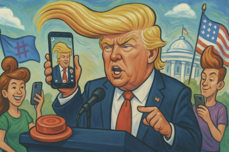 Trump Perdona a TikTok a Cambio del Filtro: «Pelo Indestructible»