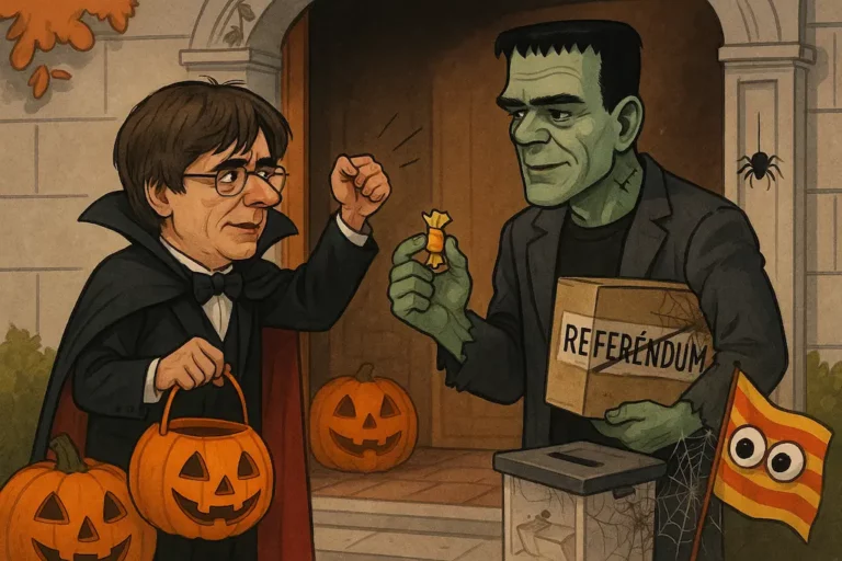 Puigdemont Dice Que él Pidió Trato y Pedro Sánchez le Ha Dado Truco por Halloween